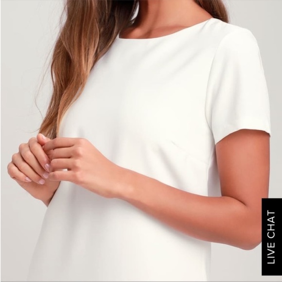 Lulus Ivory Shift Dress - Picture 4 of 8